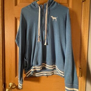 PINK quarter zip hoodie